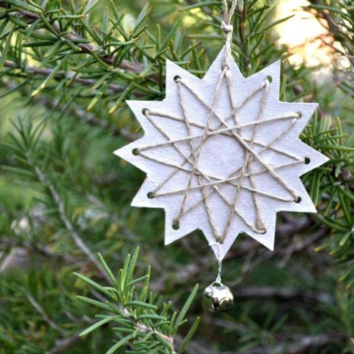 Vytvárajte hviezdy z papiera a nite, vytvárajte vianočné dekorácie s deťmi