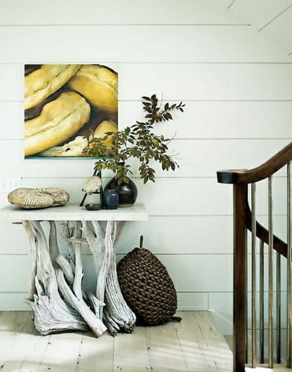 decorativo-Origineller-branco de mesa do Driftwood