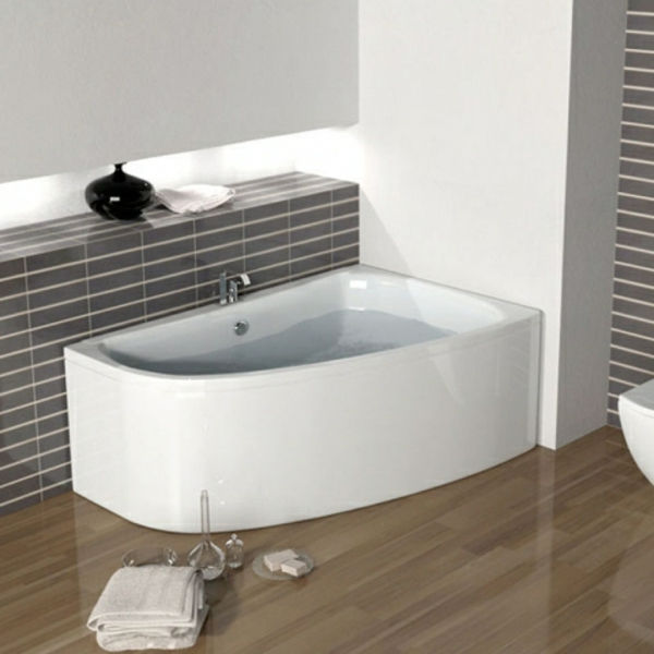 modern banyolar için beyaz-çekici köşe küvetleri