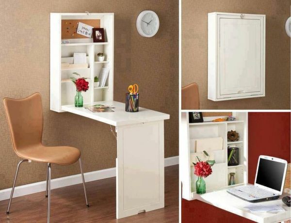 biało-składany stół-drewno-cool-space-saving-idee-dla-domu