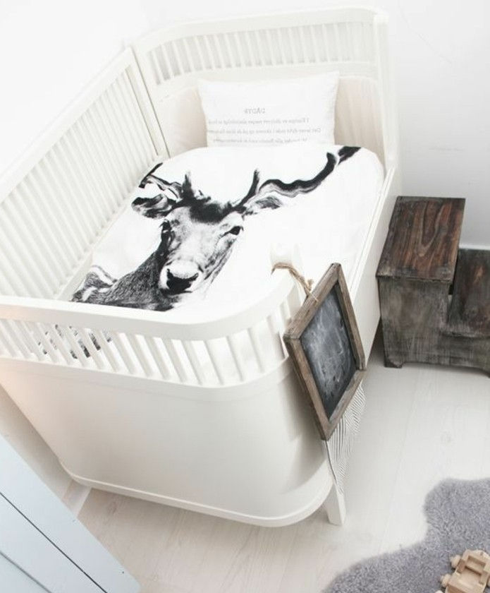 White-efektívne full-baby room-design-once-skvelý model postieľka