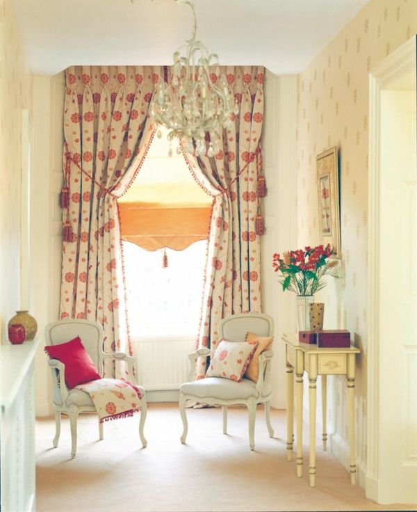 Cores engraçadas para cortinas opacas - ideia para uma sala de estar mdoernes