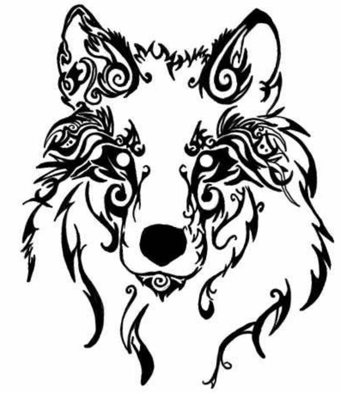 vilkų kopf, vilkų gentis - ši vilkų genties idėja labai paguodos moteris