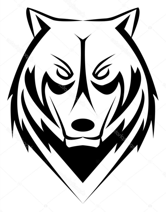 Pažvelkite į šią vilko tatuiruotės idėją - čia yra baltas vilkas