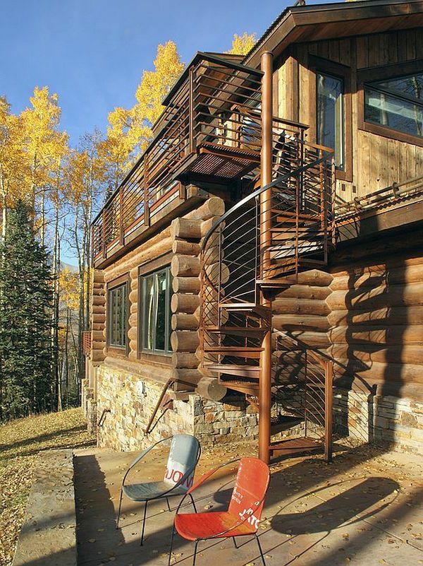 nuostabus ir Kanados medienos namai