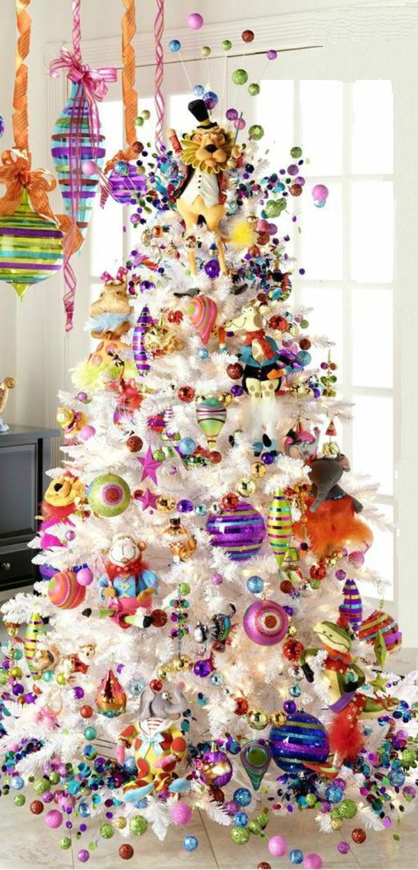 nádherné vianočný strom nápady zdobenie