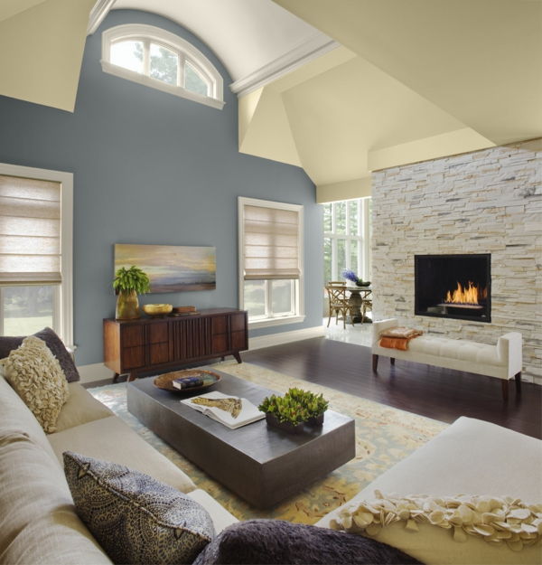 nádherné a moderné - škrupina farba-in-the-obývacia izba-