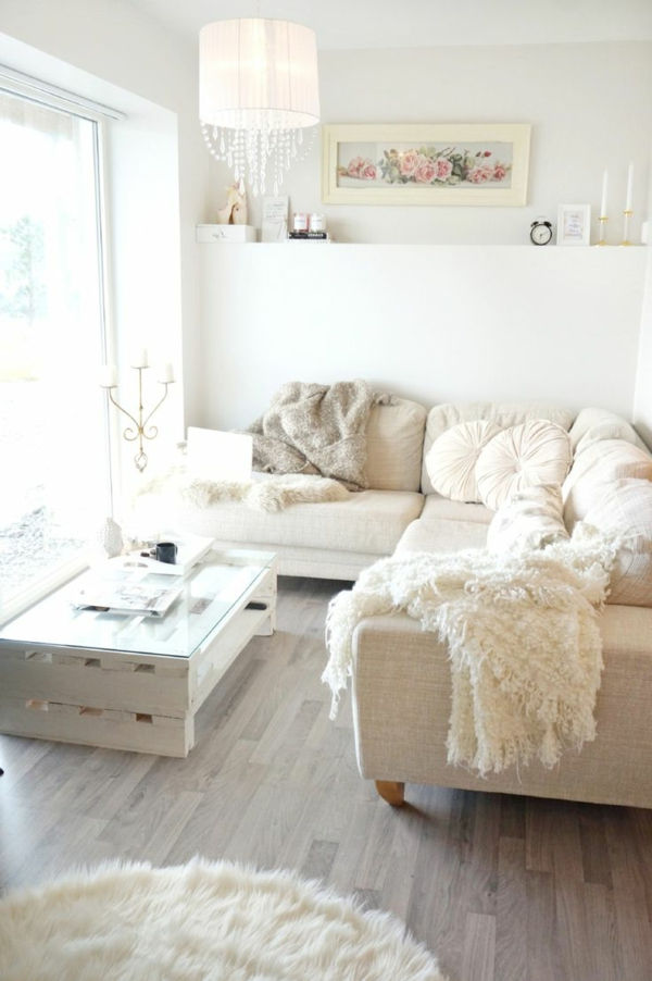 -wunderbare-and-moderný škrupina color-in-the-obývačka