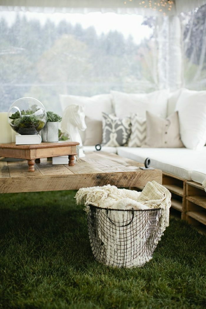 lep vrt-design-trava kavč iz palet klubska mizica Bucket odejo kmečko-elegantno