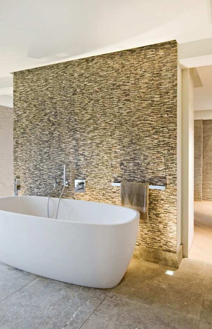 vacker-badrum design-idéer Designer väggkonstruktion bad