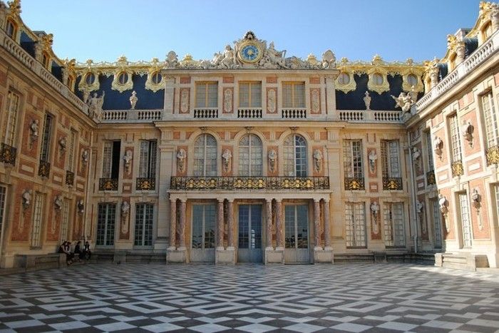 bella-barocco dell'epoca-architettura-mode bloccare Versailles Francia
