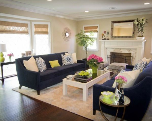 Krásna-moderný škrupina farba-by-the-obývačka