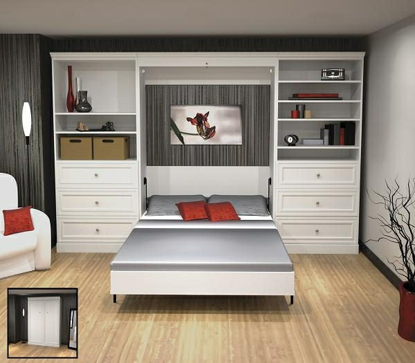 miegamojo komplektas - nustatyti, lankstymo Bette-erdvę taupantis įrenginio idėjų spinta lova